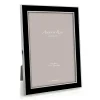 Addison Ross Mother'S Day|Pictures, Frames & Clocks|Black Enamel 4" x 6" Picture Frame with Silver Trim - 1 Each