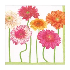 Caspari Paper Luncheon Napkins|Blooming Daisy Luncheon Napkins - 20 Per Package