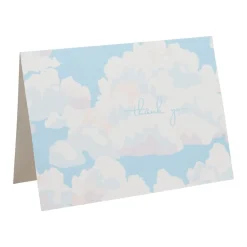 Caspari Thank You Notes|Blue Skies Thank You Notes - 8 Note Cards & 8 Envelopes