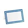 Caspari Memorial Day|Place Cards|Border Stripe Place Cards in Blue Foil - 8 Per Package
