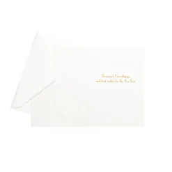 Caspari Christmas And Holiday Cards|Boxed Holiday Cards|Botanical Noel And Fretwork Small Boxed Christmas Cards - includes 15 cards & envelopes