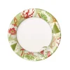 Caspari Christmas Plates|Paper Salad And Dessert Plates|Botanical Ornaments Paper Salad & Dessert Plates - 8 Per Package