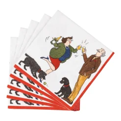 Caspari Paper Cocktail Napkins|Bottoms Up Cocktail Napkins - 20 Per Package