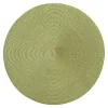 Deborah Rhodes Christmas Placemats & Coasters|Summer Picnic|Braided Round Placemat in Grass - 1 Each