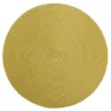 Deborah Rhodes Mother'S Day|Placemats|Braided Round Placemat in Gold & Avocado - 1 Each