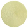 Deborah Rhodes Easter|Placemats|Braided Round Placemat in Moss & Canary - 1 Each