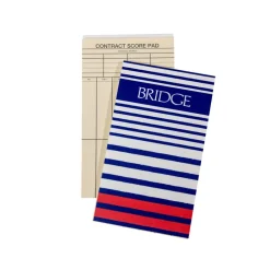 Caspari Bridge|Breton Stripe Bridge Score Pads - 1 Each