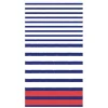 Caspari Paper Guest Towels|Breton Stripe Guest Towel Napkins in Blue - 15 Per Package