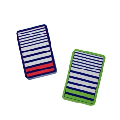 Caspari Playing Cards|Bridge|Breton Stripe Playing Cards - 2 Decks Included