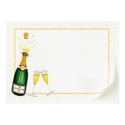 Caspari Engagement Party|Gift Tags & Enclosure Cards|Bubbly Self-Adhesive Labels - 12 Per Package