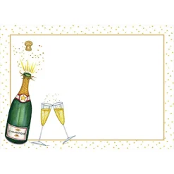 Caspari Engagement Party|Gift Tags & Enclosure Cards|Bubbly Self-Adhesive Labels - 12 Per Package