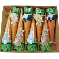 Caspari Easter|Celebration Crackers|Bunnies and Carrots 10