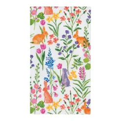 Caspari Easter|Paper Guest Towels|Bunny Field Guest Towel Napkins - 15 Per Package