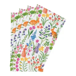 Caspari Easter|Paper Guest Towels|Bunny Field Guest Towel Napkins - 15 Per Package