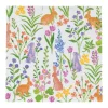 Caspari Easter|Paper Luncheon Napkins|Bunny Field Luncheon Napkins - 20 Per Package