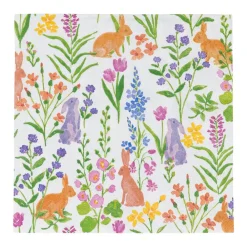 Caspari Easter|Paper Luncheon Napkins|Bunny Field Luncheon Napkins - 20 Per Package