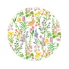 Caspari Easter|Paper Salad And Dessert Plates|Bunny Field Paper Salad & Dessert Plates - 8 Per Package
