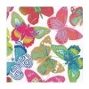 Caspari Paper Luncheon Napkins|Butterflies Bright Luncheon Napkins - 20 Per Package