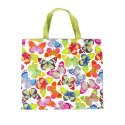 Caspari Gift & Bottle Bags|Butterflies Large Gift Bags - 1 Each