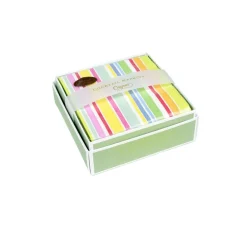 Caspari Boxed Cocktail Napkins|Cabana Stripe Bright Boxed Cocktail Napkins - 40 Per Box