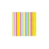 Caspari Paper Cocktail Napkins|Cabana Stripe Bright Cocktail Napkins - 20 Per Package