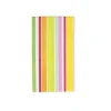 Caspari Paper Guest Towels|Cabana Stripe Bright Guest Towel Napkins - 15 Per Package