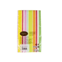 Caspari Paper Guest Towels|Cabana Stripe Bright Guest Towel Napkins - 15 Per Package