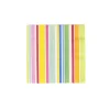 Caspari Paper Luncheon Napkins|Cabana Stripe Bright Luncheon Napkins - 20 Per Package