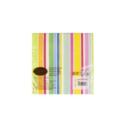 Caspari Paper Luncheon Napkins|Cabana Stripe Bright Luncheon Napkins - 20 Per Package