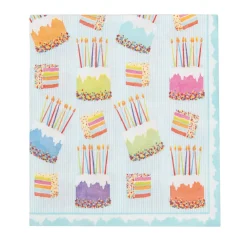 Caspari Paper Luncheon Napkins|Cake Frosting-Paper Linen Luncheon Napkins - includes 15 Luncheon Napkins