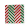 Caspari Christmas Napkins|Paper Luncheon Napkins|Candy Cane Stripes Paper Luncheon Napkins - 20 Per Package