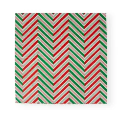 Caspari Christmas Napkins|Paper Luncheon Napkins|Candy Cane Stripes Paper Luncheon Napkins - 20 Per Package