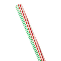 Caspari Christmas Wrapping Paper|Wrapping Paper|Candy Cane Stripes White Gift Wrapping Paper - 30" x 8' Roll