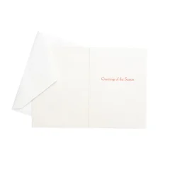 Caspari Christmas And Holiday Cards|Boxed Holiday Cards|Cardinals And Twining Branch Small Boxed Christmas Cards - includes 15 cards & envelopes