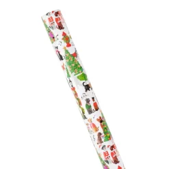 Caspari Christmas Wrapping Paper|Wrapping Paper|Caroling Pets Wrapping Paper - 30