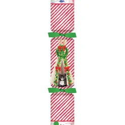 Caspari Christmas Crackers|Celebration Crackers|Cat Christmas Teepee Celebration Crackers - 1 Each
