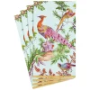 Caspari Thanksgiving|Paper Guest Towels|Chelsea Birds Celadon Guest Towel - package of 15