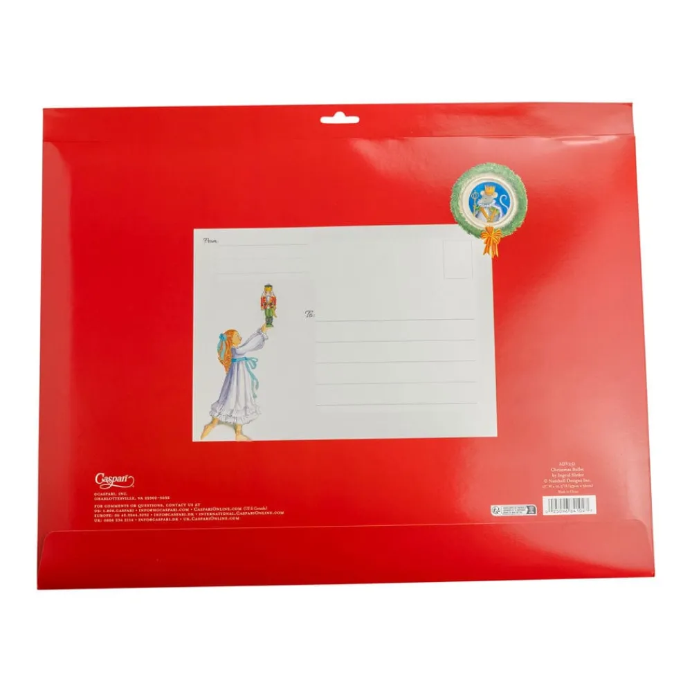 Caspari Advent Calendars|Christmas Decor|Christmas Ballet Advent 3D/Stand Up/Pop Up