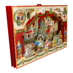 Caspari Advent Calendars|Christmas Decor|Christmas Ballet Advent 3D/Stand Up/Pop Up