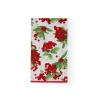 Caspari Christmas Napkins|Paper Guest Towels|Christmas Berry Paper Guest Towel Napkins in Red - 15 Per Package
