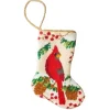 Bauble Stockings Christmas Decor|Ornaments|Christmas Cardinal Bauble Stocking