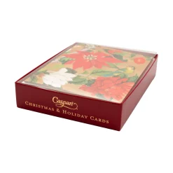 Caspari Christmas And Holiday Cards|Boxed Holiday Cards|Christmas Chinoiserie Classic Boxed Christmas Cards - includes 15 cards & envelopes