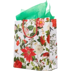 Caspari Christmas Gift & Bottle Bags|Gift & Bottle Bags|Christmas Chinoiserie Large Gift Bag 10