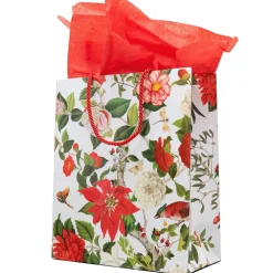 Caspari Christmas Gift & Bottle Bags|Gift & Bottle Bags|Christmas Chinoiserie Large Gift Bag 10