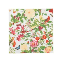 Caspari Paper Cocktail Napkins|Christmas Chinoiserie White Cocktail Napkins - includes 20 Cocktail Napkins