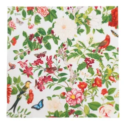 Caspari Paper Luncheon Napkins|Christmas Chinoiserie White Luncheon Napkins - includes 20 Luncheon Napkins