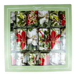 Caspari Christmas Crackers|Celebration Crackers|Christmas Garden Christmas Cracker, 12 Inch - 6 per box