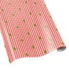 Caspari Christmas Wrapping Paper|Wrapping Paper|Christmas Tree Gingham Gift Wrapping Paper - 30" x 8' Roll