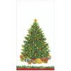 Caspari Paper Guest Towels|Christmas Tree Guest Towels - includes 15 Guest Towels