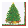 Caspari Paper Luncheon Napkins|Christmas Tree Luncheon Napkins - includes 20 Luncheon Napkins